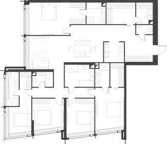 Квартира 218,5 м², 5-комнатная - изображение 2