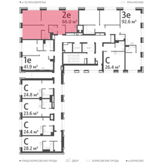 Квартира 66 м², 2-комнатная - изображение 2