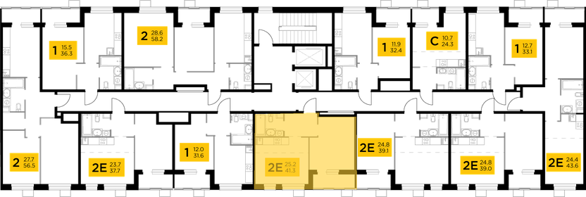 90,3 м², 3-комнатная квартира 5 060 000 ₽ - изображение 116