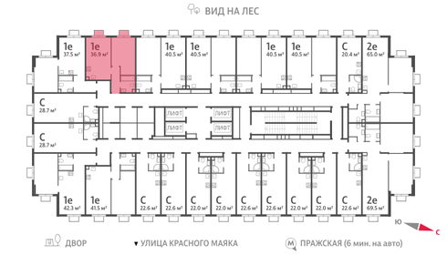 37 м², 1-комнатная квартира 10 800 000 ₽ - изображение 86