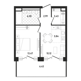45 м², 2-комнатная квартира 20 990 000 ₽ - изображение 148