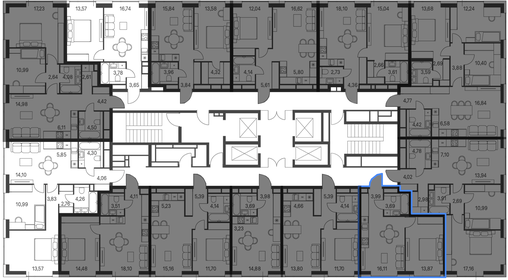 Квартира 37,7 м², 1-комнатная - изображение 2