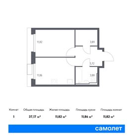41 м², 1-комнатная квартира 12 700 000 ₽ - изображение 99