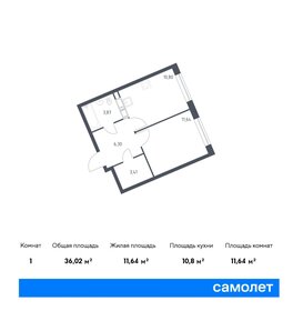 41,3 м², 2-комнатная квартира 14 000 000 ₽ - изображение 112