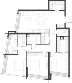 102,4 м², 3-комнатная квартира 73 198 400 ₽ - изображение 25