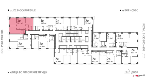 88 м², 3-комнатная квартира 24 300 000 ₽ - изображение 137