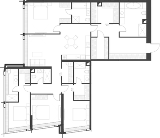 219 м², 3-комнатные апартаменты 125 535 176 ₽ - изображение 147