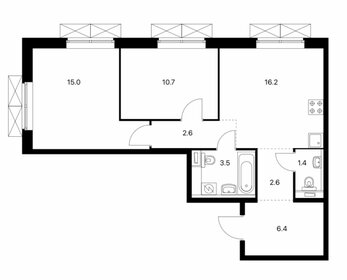 49,7 м², 2-комнатная квартира 14 568 875 ₽ - изображение 16