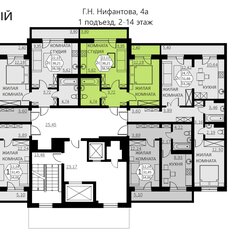 Квартира 38,6 м², 2-комнатная - изображение 2