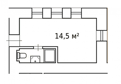 16,4 м², апартаменты-студия 4 990 000 ₽ - изображение 26