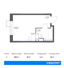 23,4 м², квартира-студия 5 800 000 ₽ - изображение 68
