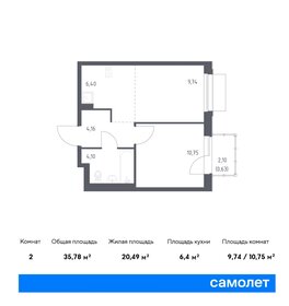 37,2 м², 1-комнатная квартира 7 900 000 ₽ - изображение 65