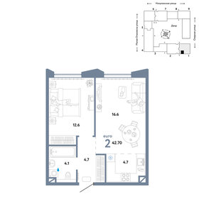 41,7 м², 2-комнатная квартира 15 800 000 ₽ - изображение 119
