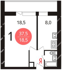 54 м², 2-комнатная квартира 14 500 000 ₽ - изображение 105