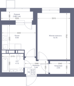 32,5 м², 1-комнатные апартаменты 9 035 000 ₽ - изображение 33