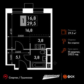 36,3 м², 1-комнатные апартаменты 14 420 000 ₽ - изображение 173