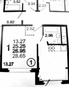 27,5 м², 1-комнатная квартира 5 200 000 ₽ - изображение 117