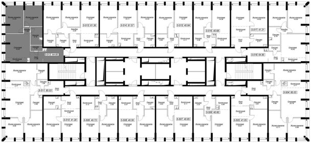 63,4 м², 2-комнатная квартира 39 240 940 ₽ - изображение 101