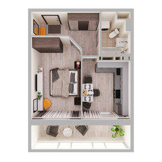 Квартира 39,4 м², 1-комнатная - изображение 2