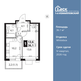 36,1 м², 1-комнатная квартира 12 963 293 ₽ - изображение 47