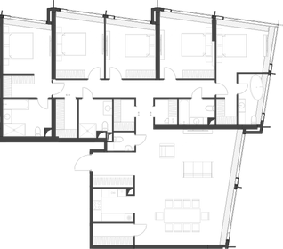 Квартира 210,6 м², 5-комнатная - изображение 2