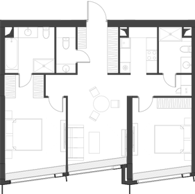 81,4 м², 2-комнатные апартаменты 59 250 928 ₽ - изображение 7