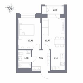 56 м², 3-комнатная квартира 6 590 000 ₽ - изображение 155