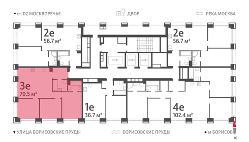 88 м², 3-комнатная квартира 24 300 000 ₽ - изображение 131