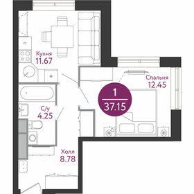 37,9 м², 1-комнатная квартира 11 800 000 ₽ - изображение 107