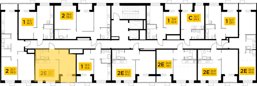 90,3 м², 3-комнатная квартира 5 060 000 ₽ - изображение 109
