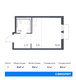 26 м², квартира-студия 4 650 000 ₽ - изображение 78