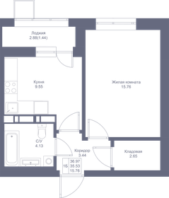 127,6 м², 2-комнатная квартира 113 232 240 ₽ - изображение 44