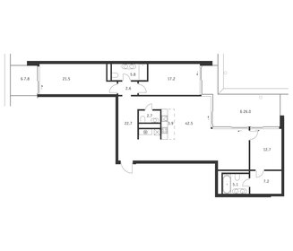 Квартира 154 м², 4-комнатная - изображение 1