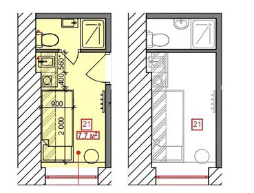 10,5 м², апартаменты-студия 3 496 500 ₽ - изображение 98