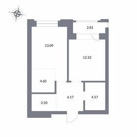 56 м², 3-комнатная квартира 6 590 000 ₽ - изображение 146