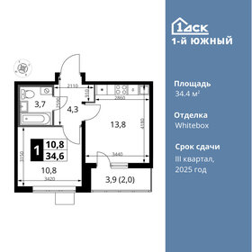 31 м², 1-комнатная квартира 6 500 000 ₽ - изображение 122