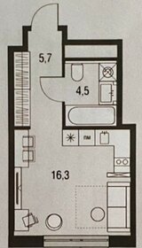 25,3 м², квартира-студия 9 750 000 ₽ - изображение 101