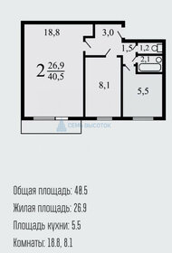 53,6 м², 3-комнатная квартира 10 990 000 ₽ - изображение 119
