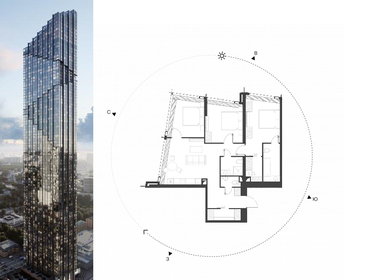 102,4 м², 3-комнатная квартира 73 198 400 ₽ - изображение 15