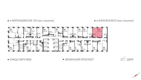 34 м², 1-комнатная квартира 12 800 000 ₽ - изображение 114