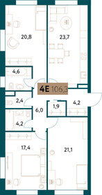 150 м², 5-комнатная квартира 52 500 000 ₽ - изображение 137