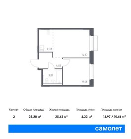 37,2 м², 1-комнатная квартира 7 900 000 ₽ - изображение 54