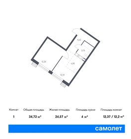 22,5 м², 1-комнатная квартира 9 250 000 ₽ - изображение 87