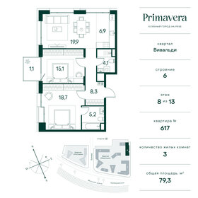 85,1 м², 3-комнатная квартира 28 999 000 ₽ - изображение 16