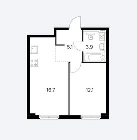 39,9 м², 1-комнатная квартира 11 500 000 ₽ - изображение 16