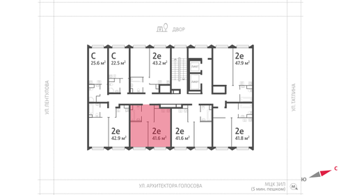 40,1 м², 1-комнатная квартира 23 226 160 ₽ - изображение 2