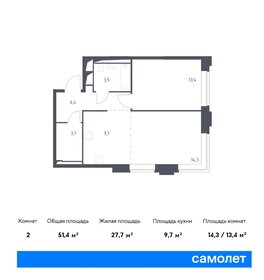 49 м², 1-комнатная квартира 24 800 000 ₽ - изображение 125