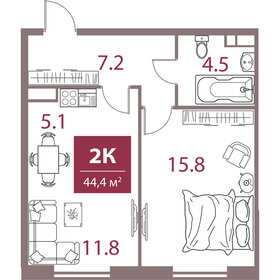 41,2 м², 2-комнатная квартира 19 900 000 ₽ - изображение 85