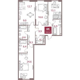 135 м², 4-комнатная квартира 52 000 000 ₽ - изображение 118