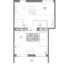 Квартира 152,2 м², 4-комнатные - изображение 2